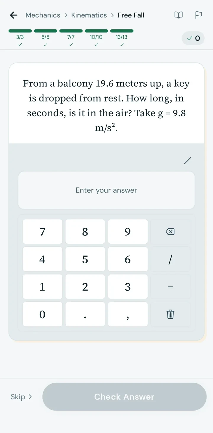 Physics Zen App Screenshot